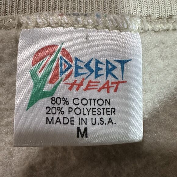 Vintage Desert Heat Crewneck Sweater Mississippi Lighthouse Embroidered Medium - Picture 4 of 7